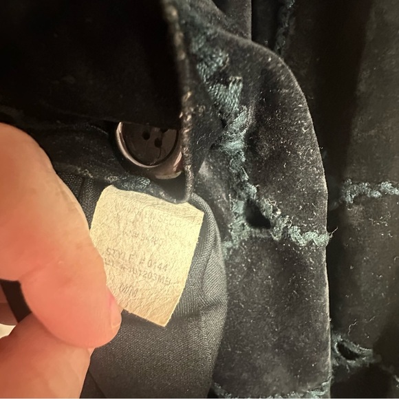 Just in Time Vintage Y2K Black Whimsical Fairy Gothic Grunge Woven Long Coat M - Picture 12 of 16